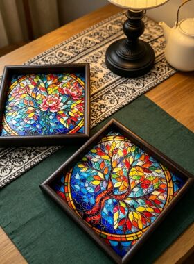 琉璃花语手工摆件创意古典装饰品