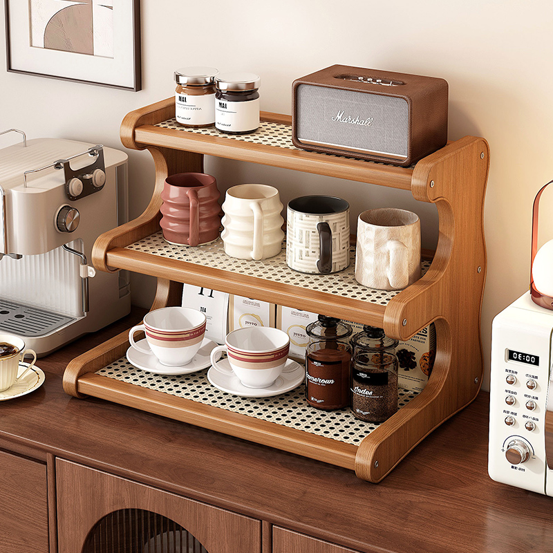 杯子收纳置物架家用餐桌台面杯架