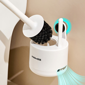 吸盘马桶刷家用无死角壁挂免打孔洗厕所刷子卫生间清洁工具套装