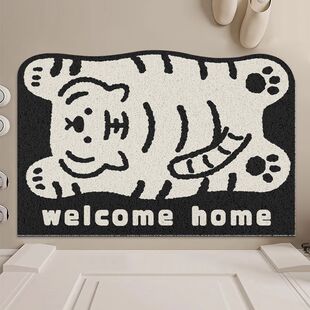 卡通入户门地垫门口进门脚垫可裁剪丝圈耐脏进户门垫高级防滑地毯