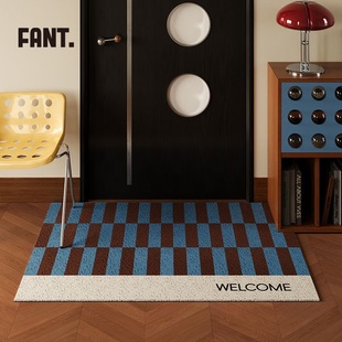 午后柏林中古丝圈地垫入户门垫门外进门口防滑耐磨耐脏可裁剪脚垫