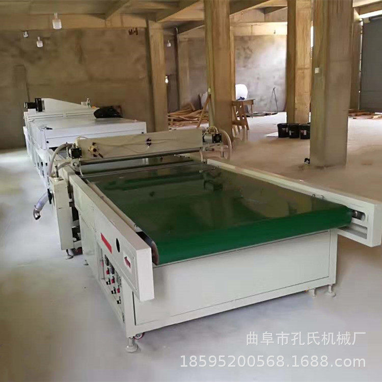 光油淋涂机厂家 全精密涂布机 汽车地板正逆镭射激光双辊uv辊涂机