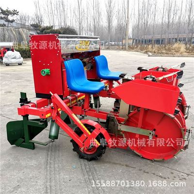 链压式秧苗移栽机厂家 松溪县构树移栽机 施肥开沟一机多用