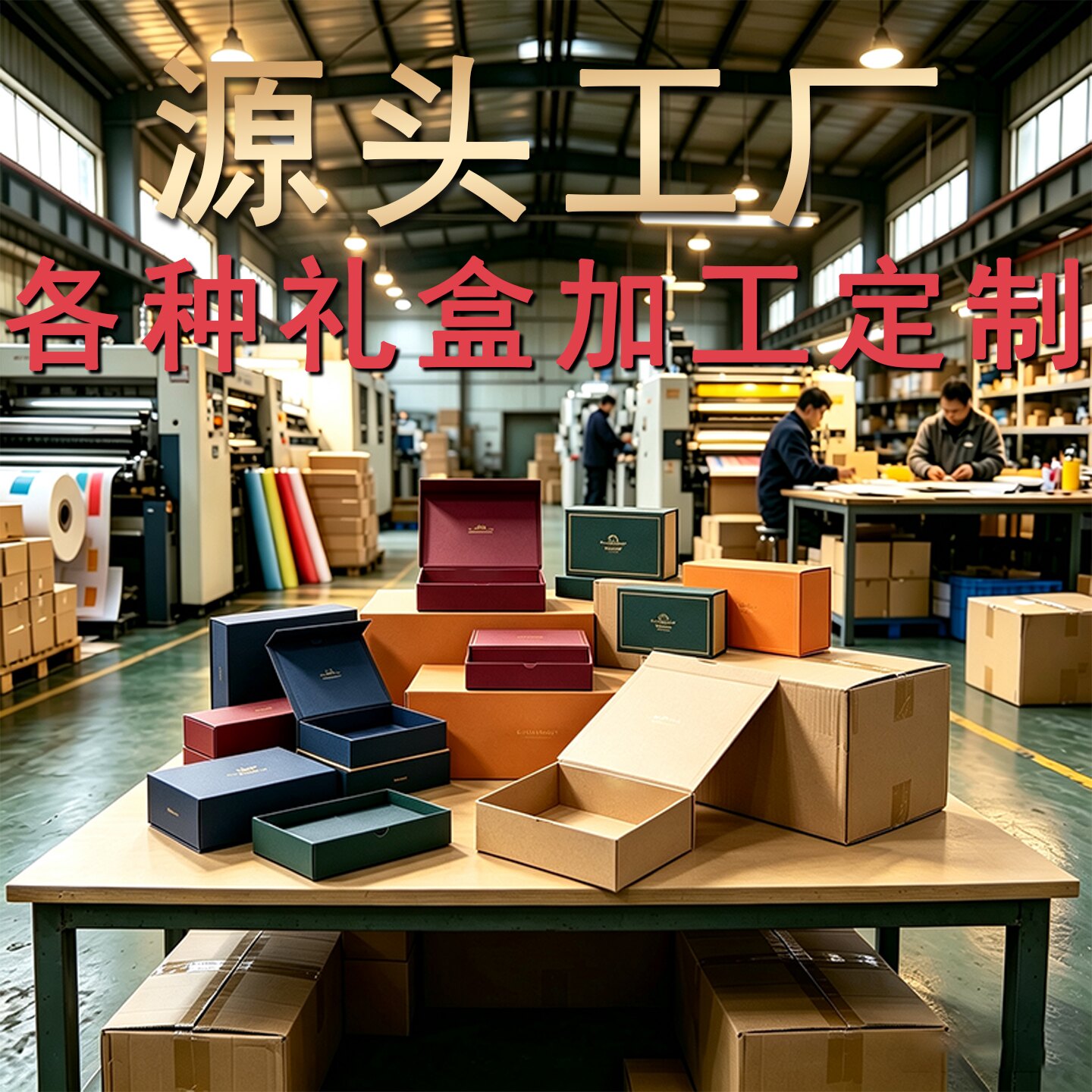 包装盒定制产品盒子空纸盒设计小批量订做logo印刷瓦楞纸彩盒定做 - 实物图
