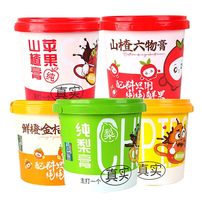 纯梨膏枇杷秋梨膏山楂六物膏苹果山楂膏鲜橙金桔梨膏官方正品