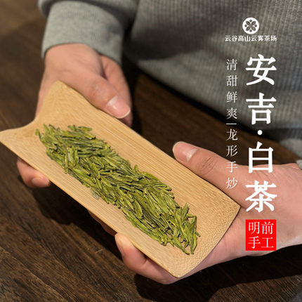 618福利头采手工白龙王1200档-半手工传统龙井工艺安吉白茶鲜甜醇