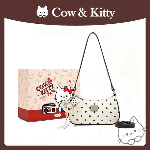 官方正品Cow&Kitty腋下包包女2026新款高级感波点百搭单肩斜挎包