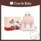 官方正品 CowKitty女双肩包2026新款 卡通粉色小众设计轻便双肩背包