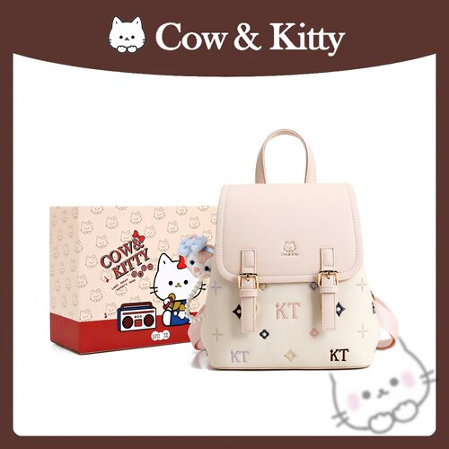 官方正品CowKitty女双肩包2026新款高颜值小众设计轻便双肩小背包
