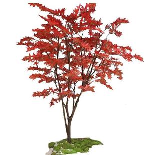 仿真枫树造景多款枫树厂家直销酒店大堂人造红枫树装饰假树厂家