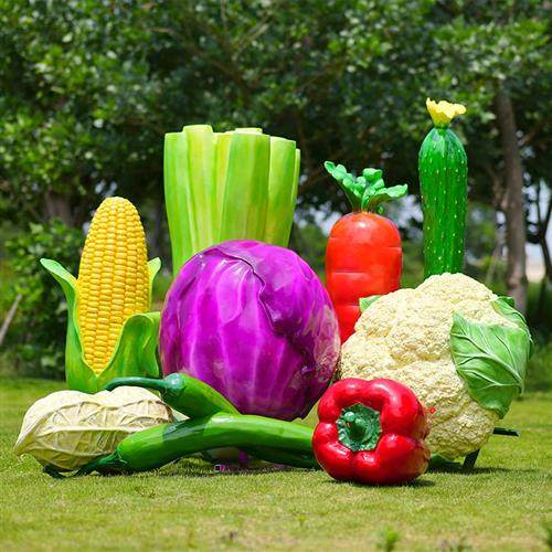 户外水果蔬菜玻璃钢雕塑仿真白菜草莓丰收卡通装饰农场生态园摆件,家居饰品,装饰摆件,淘宝优惠券,粉丝福利购,淘宝优惠卷