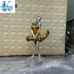 开州空山基雕塑摆件现代科技馆装饰售楼部落地雕像性感女机械姬