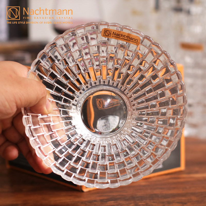 NACHTMANN德国进口轻奢高档水晶玻璃碗碟水果沙拉碗蘸料碗干果盘