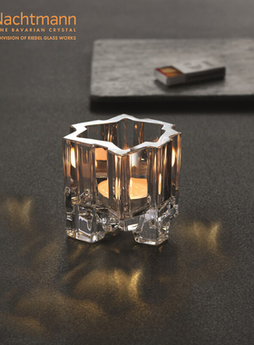 NACHTMANN德国进口家用香薰蜡烛轻奢水晶玻璃蜡烛台高级感摆件