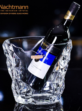 NACHTMANN德国进口欧式轻奢水晶玻璃透明加厚保温冰块桶酒吧家用
