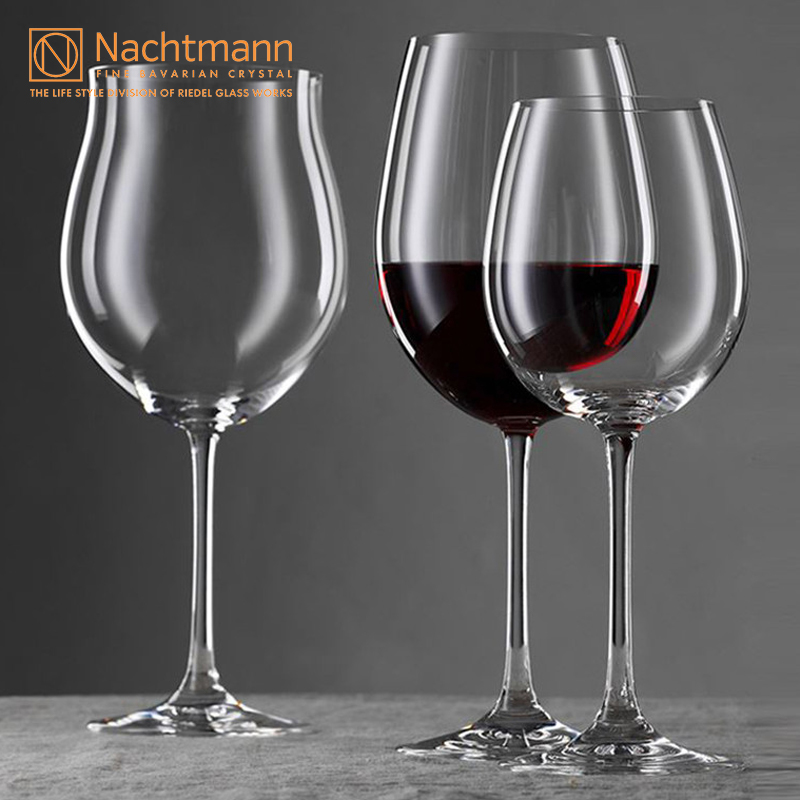 Nachtmann德国进口家用高脚水晶玻璃葡萄酒杯勃艮第红酒杯套装