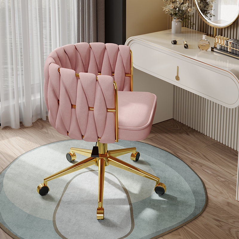 轻奢高级感化妆椅化妆椅家用电脑椅女生椅子宿舍升降椅学习办公椅