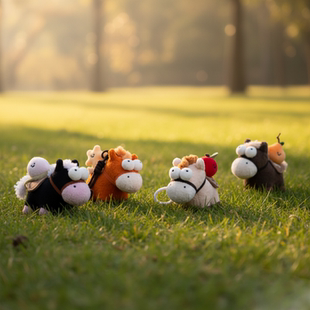 LOGALOGA马年吉祥物公仔天王杯国际羽毛球公开赛同款马年玩偶挂件