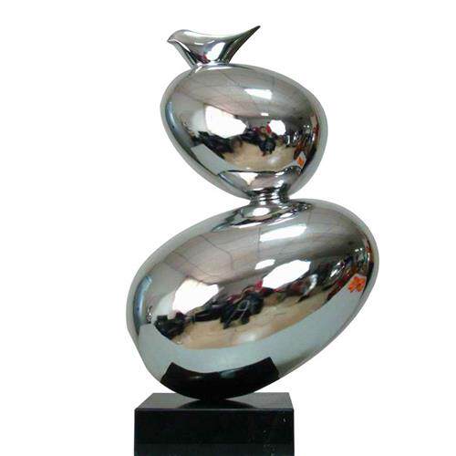 工艺品雕塑欧式逍遥树脂电镀鸟赢装饰摆件会所抽象酒店大堂装饰品