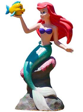 玻璃钢海洋动物景观装饰品仿真贝壳海螺造景道具摆件小鱼珊瑚雕塑