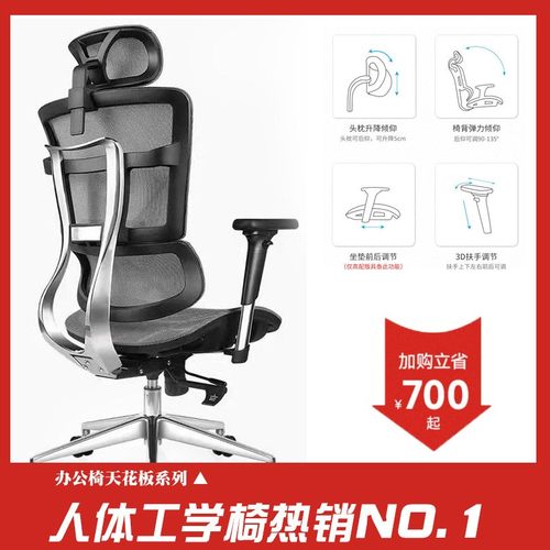 人体工学椅转椅书房家用靠背座椅升降电脑椅职员会议办公椅电竞椅