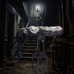 大型鬼屋密室恐怖装饰道具仿真设备马革裹尸整蛊吓人会动道具