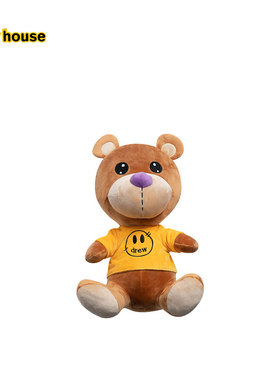 drew house theodore笑脸毛绒公仔玩偶