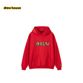 drew house theodore小熊字体连帽拉绒卫衣