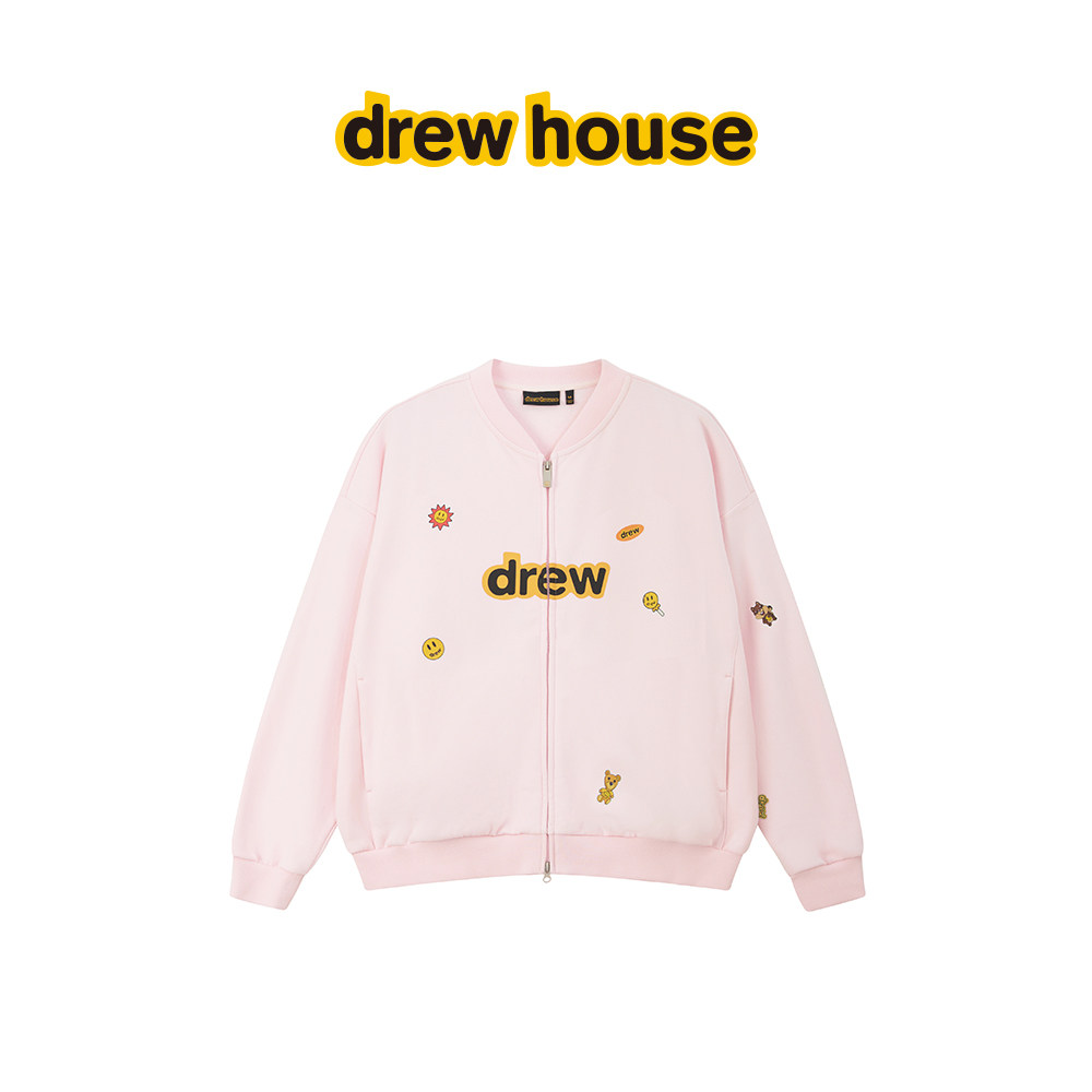 drewhouse贴纸字母开衫卫衣图片
