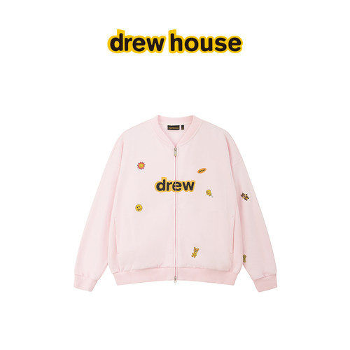 drewhouse贴纸字母开衫卫衣