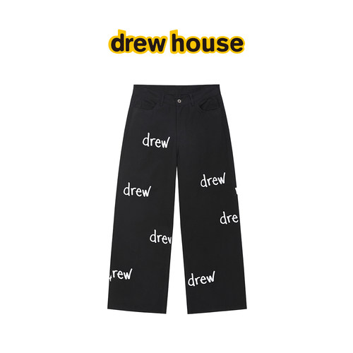 drewhouse弹幕满印休闲长裤