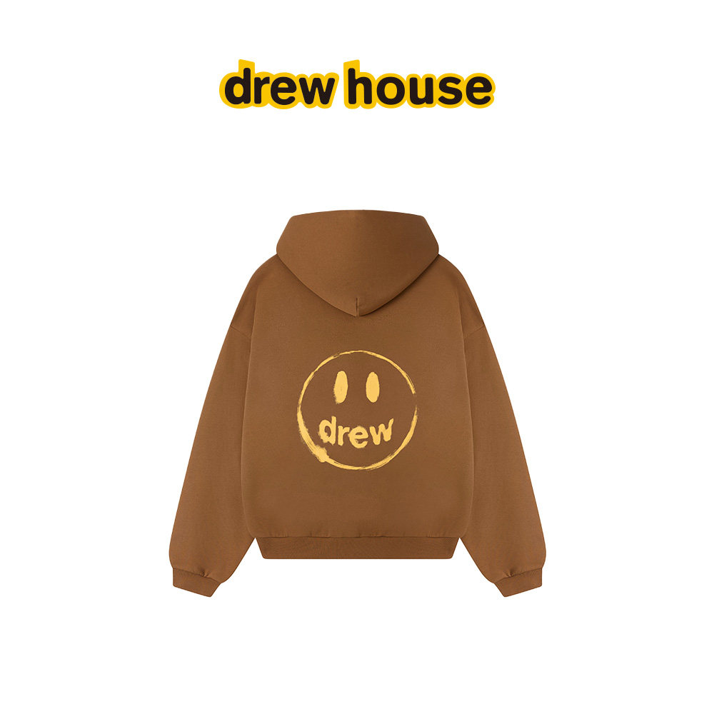 drewhouse水墨笑脸连帽卫衣图片