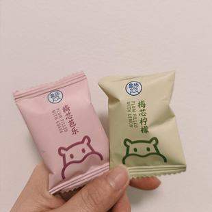 盒马梅夹果干梅芯芭乐柠檬芒果凤梨葡萄夹心梅饼水果干果脯零食