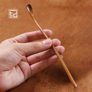 四川小叶桢楠金丝楠木茶拨茶勺茶扒茶匙茶通茶针六君子茶具零配件