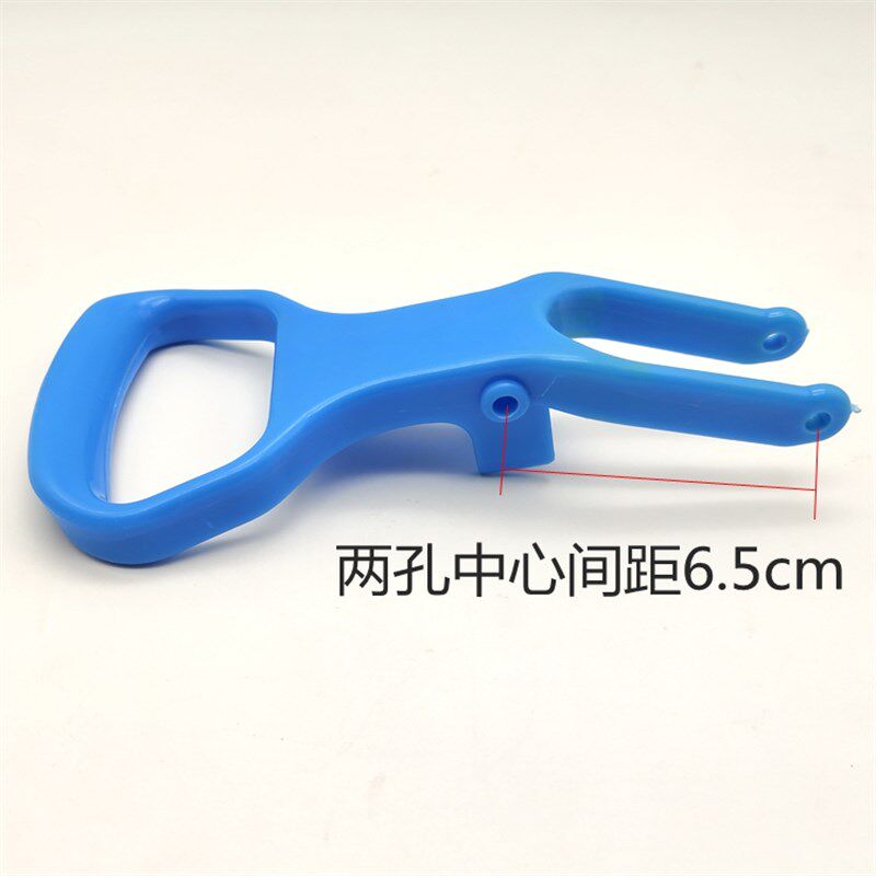 对折式胶棉拖把拉手拉柄塑料手柄拉钩子扳手挤水海绵拖拉环配件