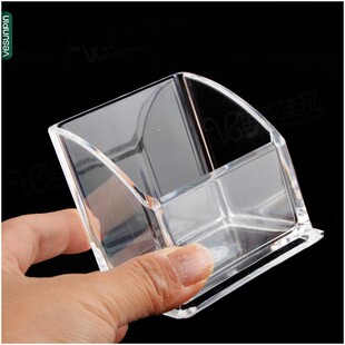 亚克力透明盒子桌面收纳盒酒店客房摇控器杂物盒放名片手机茶包盒
