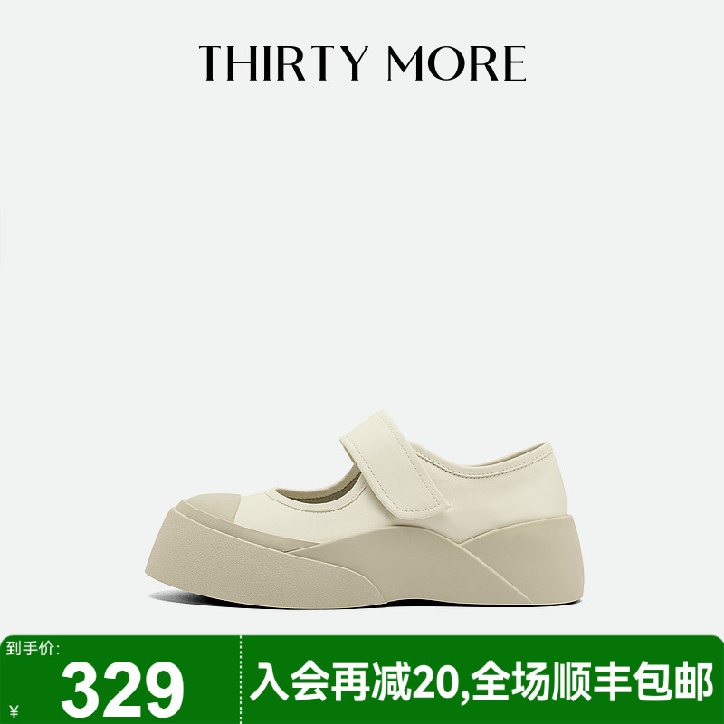 夏季玛丽珍鞋THIRTYMORE厚底