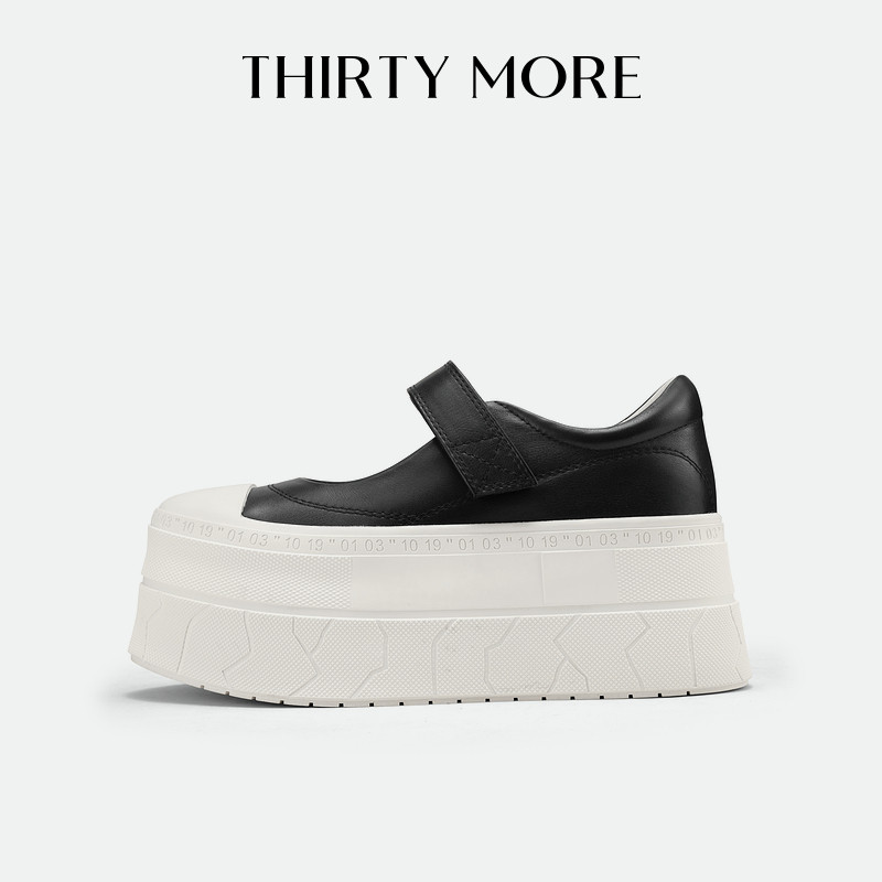 【甜酷腿精】Thirty More复古玛丽珍鞋女2026春季新款厚底休闲鞋,女鞋,浅口单鞋,淘宝优惠券,粉丝福利购,淘宝优惠卷