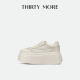 复古派对 新款 Thirty More布洛克风小白鞋 2026春季 德训鞋 女鞋