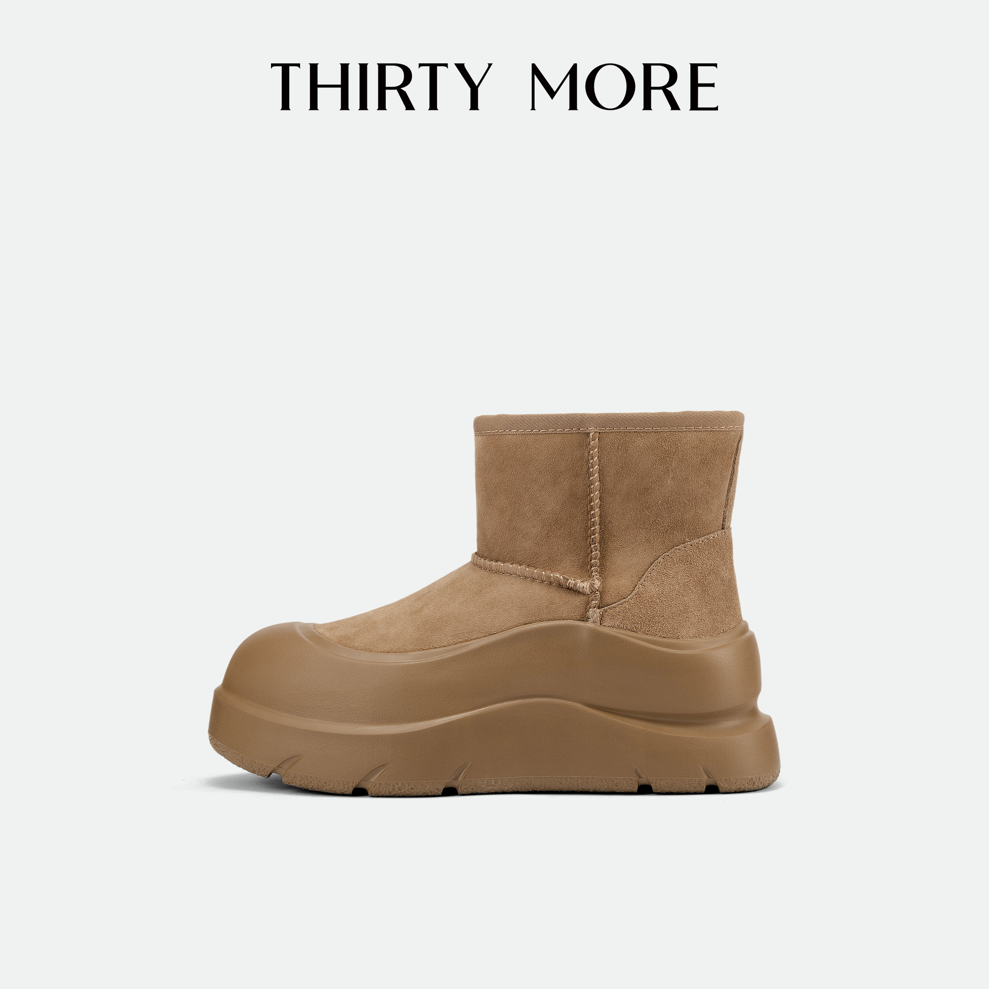 【可可热饮】Thirty More户外雪地靴女2025秋冬新款皮毛一体棉靴,女鞋,时尚雪地靴,淘宝优惠券,粉丝福利购,淘宝优惠卷