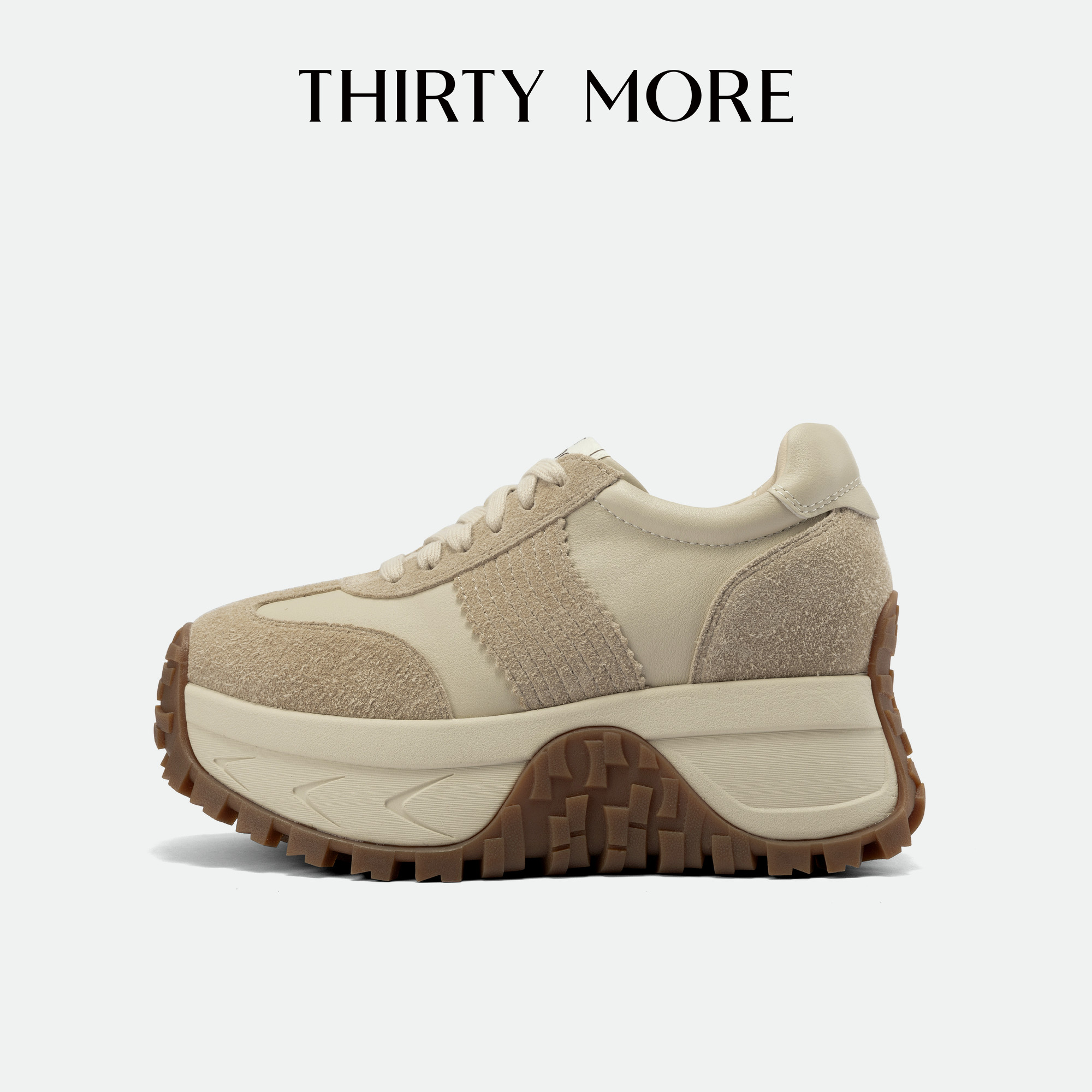 Thirty More复古阿甘鞋女2025秋冬新款ins简约厚底百搭休闲鞋女,女鞋,时尚休闲鞋,淘宝优惠券,粉丝福利购,淘宝优惠卷