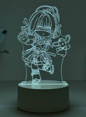 超自然行动组莉莉布布周边夜灯小摆件手办玩具公仔玩偶生日礼物