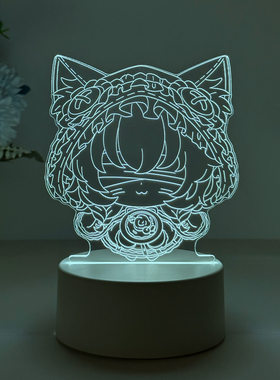 超自然行动组莉莉周边夜灯小摆件手办公仔玩偶模型玩具生日礼物