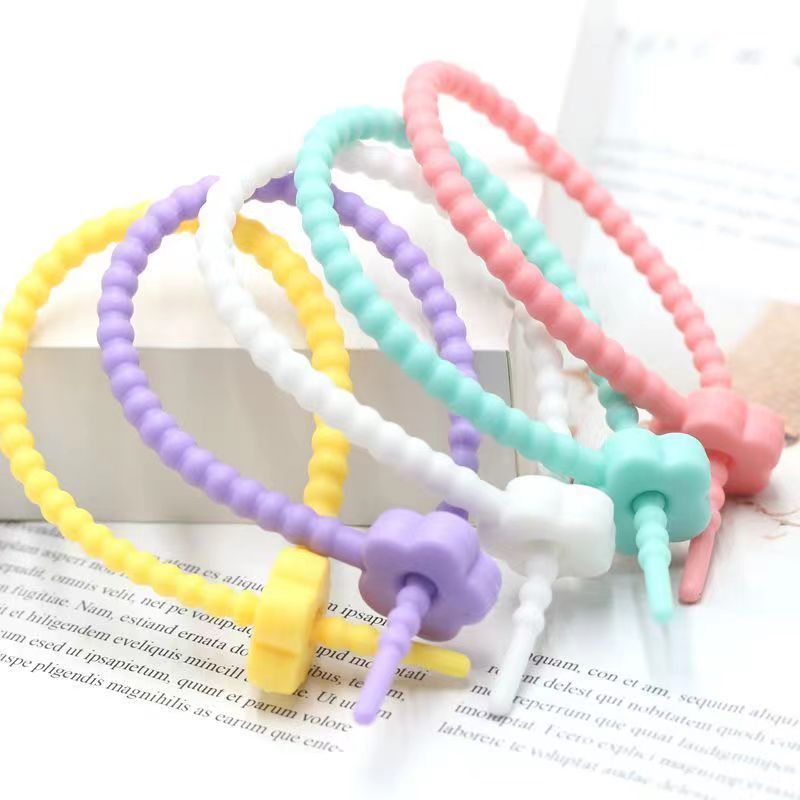 彩色硅胶扎带自锁式束线带