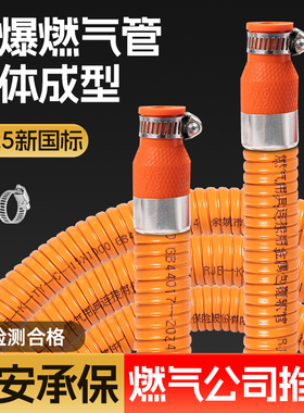 防爆煤气管液化气软管子燃气管金属中高压管连接管新国标商用专用