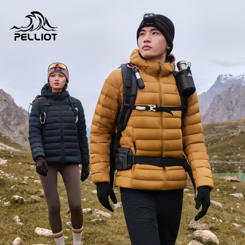 伯希和户外800蓬鹅绒轻薄羽绒服