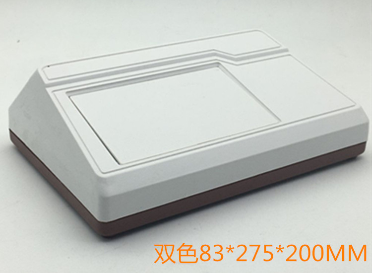 ABS塑料显示屏窗口台式电子仪表机箱控制感应器外壳83*275*200