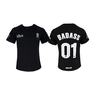 99CLUB×RJ01联名修身 T恤原创设计嘻哈 足球短袖