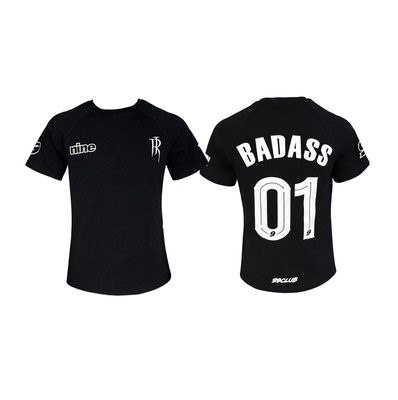 99CLUB×RJ01联名嘻哈足球T恤