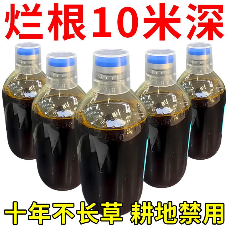 十年不长草】铁路公路除草剂竹杂草连根除野外老院子开荒矿区通用